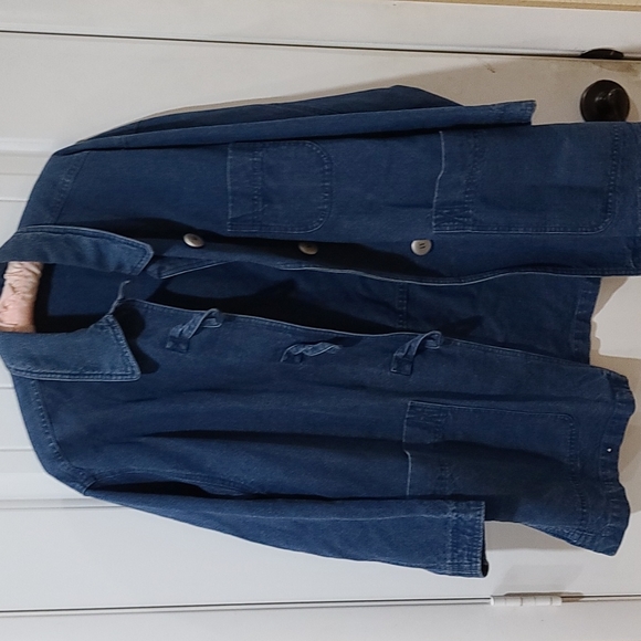 New man jean jacket made in france. Has a little wear on color. - Picture 7 of 7